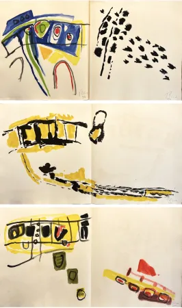 插图书 Tal Coat - A. Du Bouchet : SUR LE PAS, avec suite signée par Tal-Coat (1959)