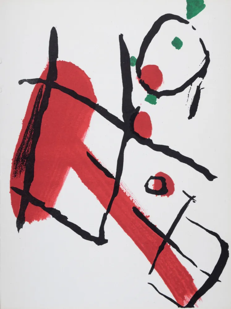 石版画 Tal Coat - Composition, 1966
