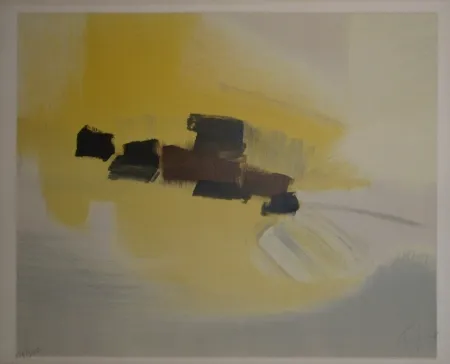 石版画 Tal Coat - Dans les champs