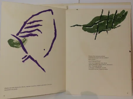 石版画 Tal Coat - Derrière le Miroir. N°199. Deluxe, signé. 