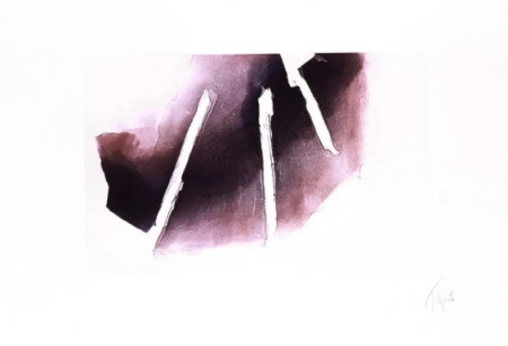 飞尘腐蚀法 Tal Coat - Et la nuit vient