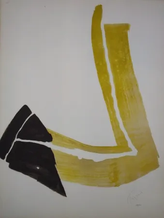 石版画 Tal Coat - Penchée