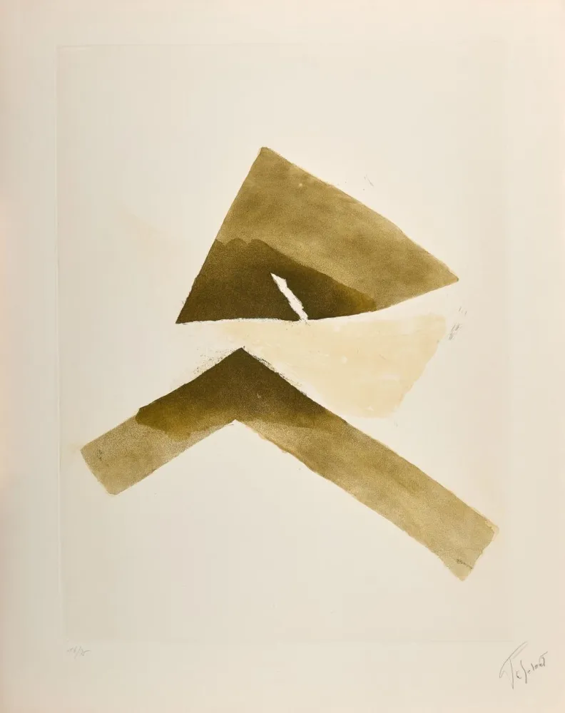 飞尘腐蚀法 Tal Coat - Se rejoignant. 1980