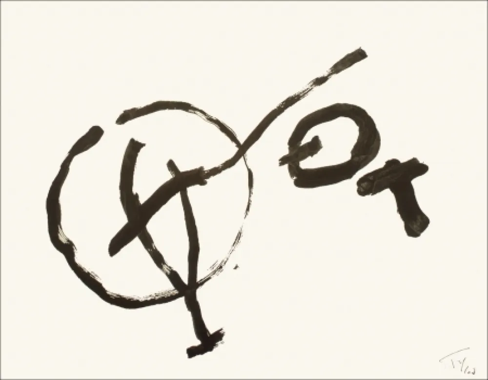 石版画 Tal Coat - Solitude dans la plaine