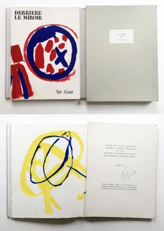 插图书 Tal Coat - TAL COAT. DERRIÈRE LE MIROIR N° 131. Mai 1962. TIRAGE DE LUXE SIGNÉ.