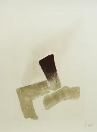 蚀刻飞尘法 Tal Coat - Telle la hache