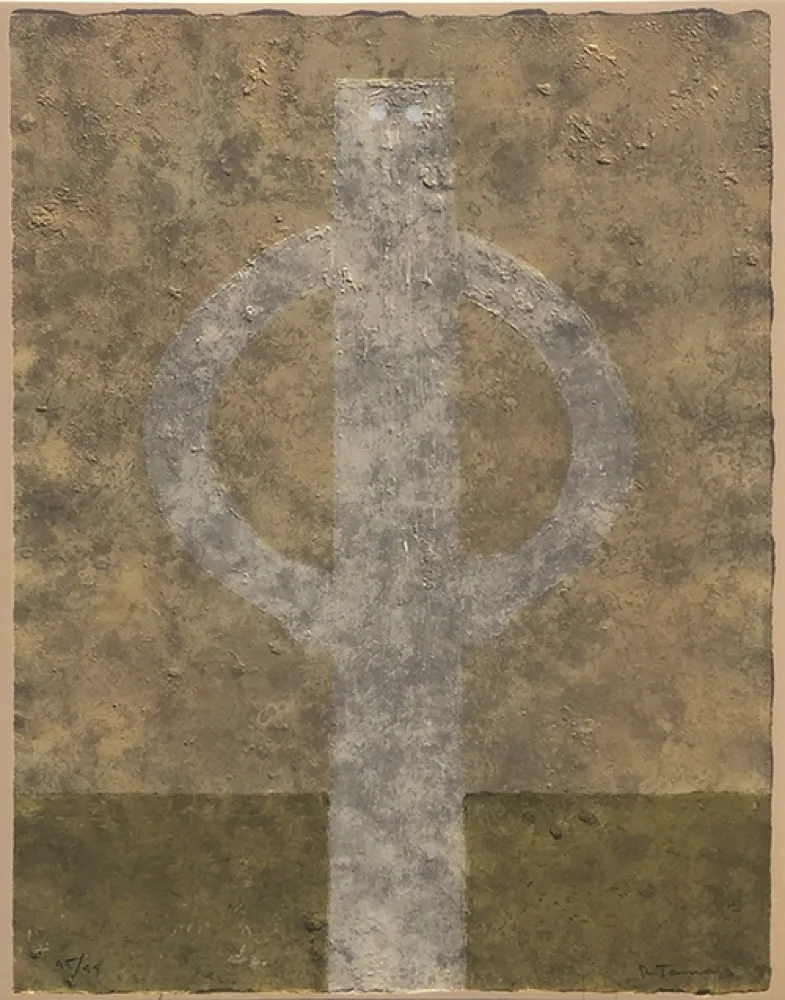 蚀刻飞尘法 Tamayo - Figura en Jarras