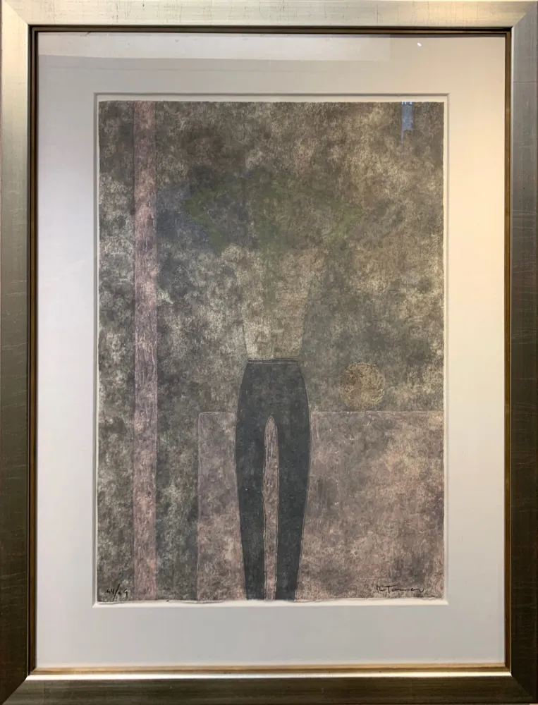 版画 Tamayo - Hombre con brazos sobre la cabeza