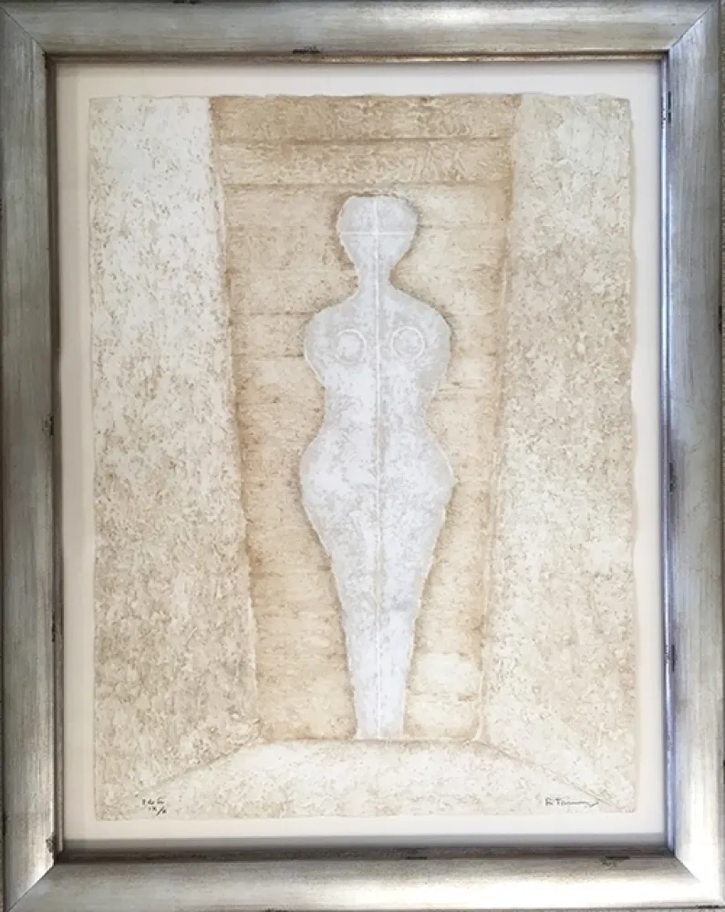 版画 Tamayo - Mujer en Blanco - Woman in White (Pereda 174)