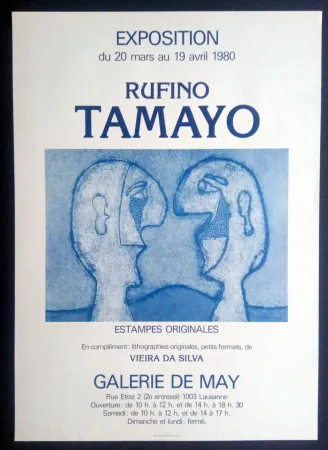 海报 Tamayo - Tamayo - Estampes Originales - Galerie de May 1980