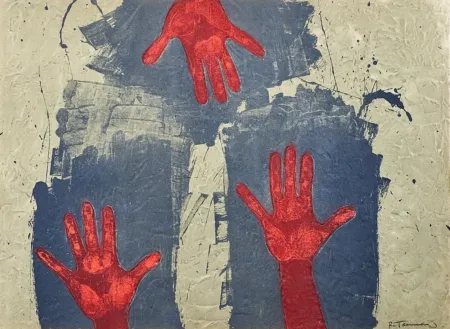 复数作品 Tamayo - Tres Manos En Rojo, P. 260