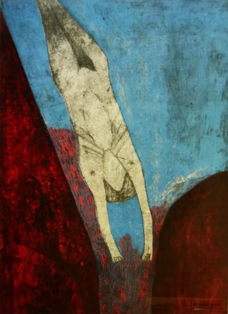 石版画 Tamayo - UNTITLED (FROM LOS SIGNOS EXISTEN)