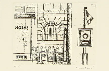 版画 Tamburi - SENZA TITOLO