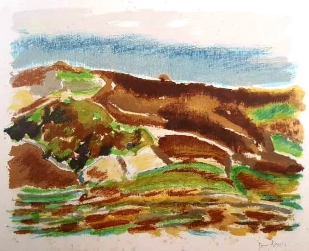 石版画 Tamburi - UNTITLED