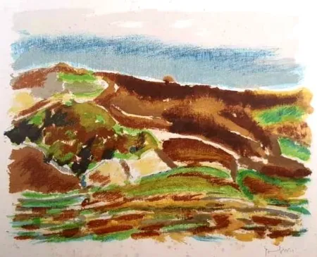 石版画 Tamburi - UNTITLED