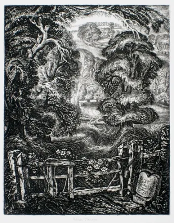 版画 Tanner - The Old Road:  Elegy for the English Elm I