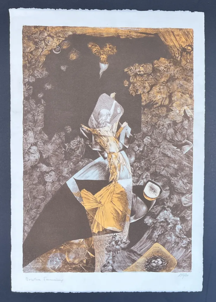 石版画 Tanning - Bateau Bleau - The Grotto