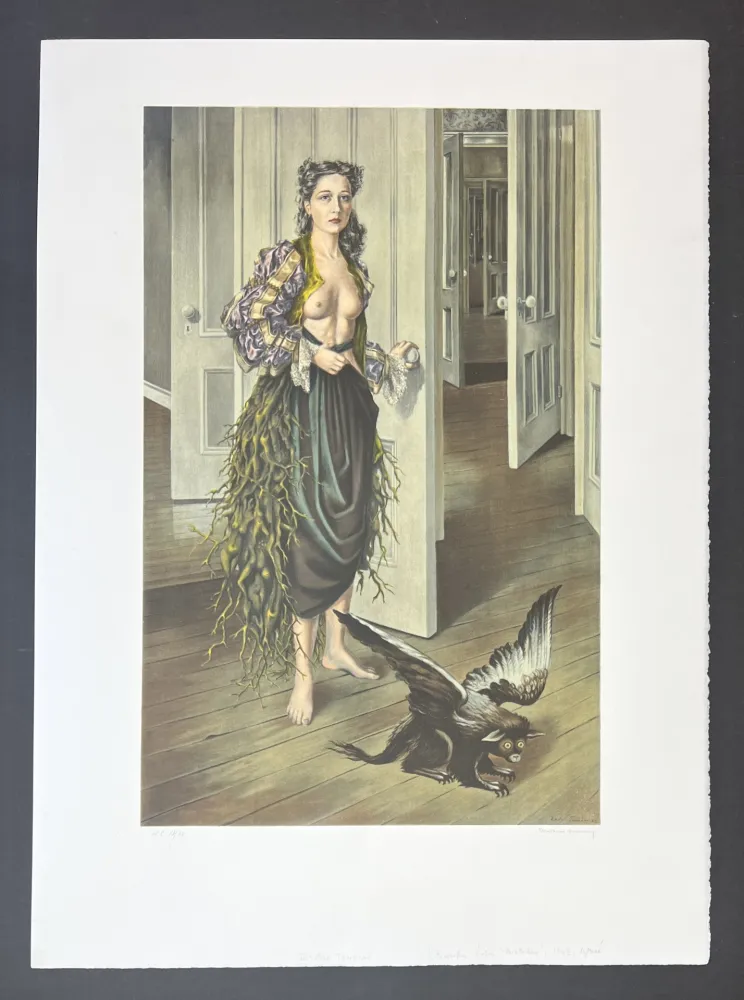 石版画 Tanning - Birthday (Self portrait at age 30)