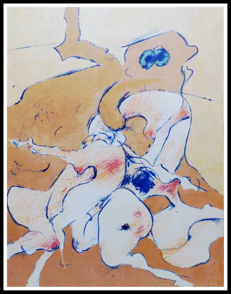石版画 Tanning - Composition surréaliste 