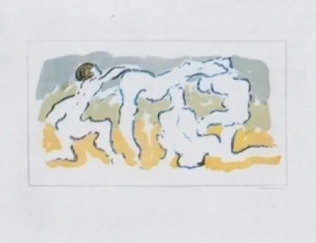 石版画 Tanning - Hommage à Penrose