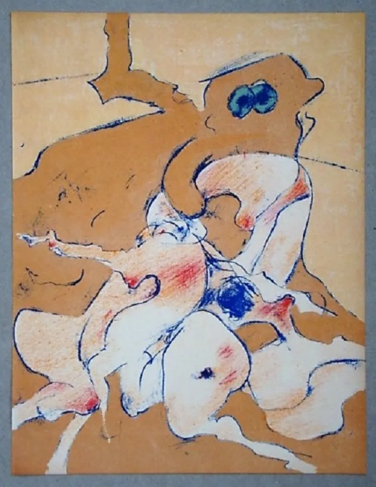 石版画 Tanning - Lithographie originale pour XXe Siècle