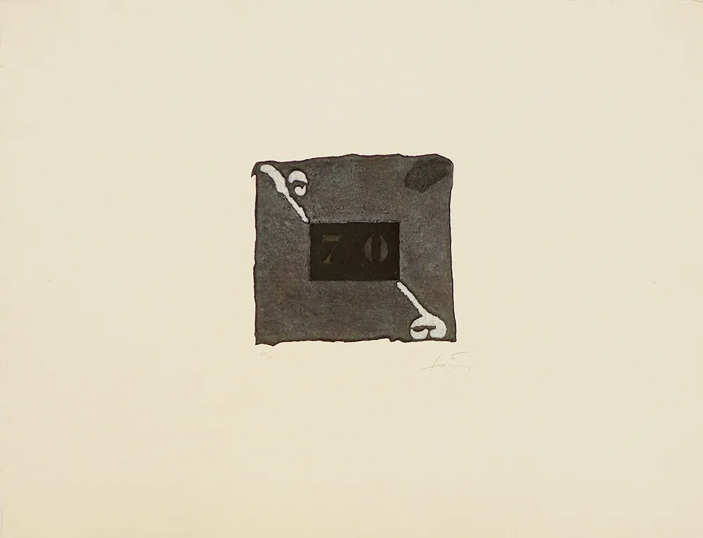 金刚砂版画 Tàpies - 70