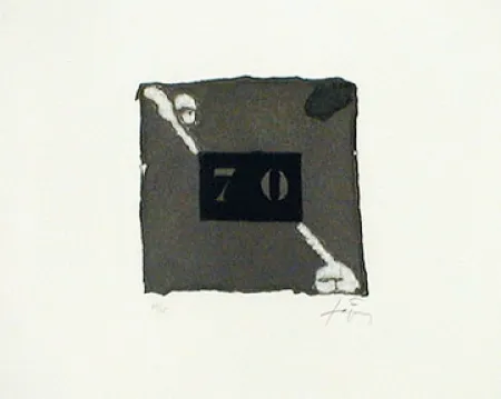 蚀刻版画 Tàpies - 70