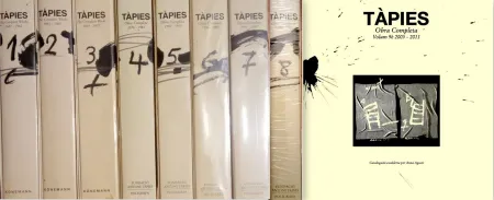 插图书 Tàpies - 9 Volumes - Tàpies - Complet Work - Catalogue raisonné of Paintings 1943 - 2011