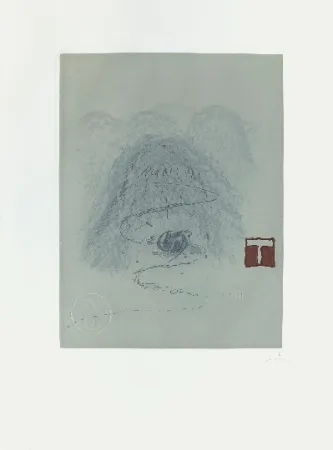 版画 Tàpies - Aparicions 3