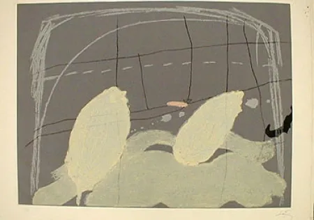 蚀刻版画 Tàpies - APARICIONS 5