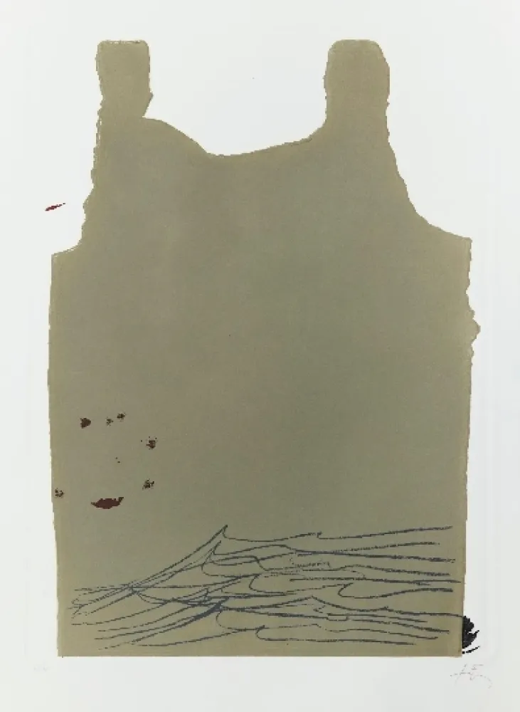 版画 Tàpies - Aparicions 6