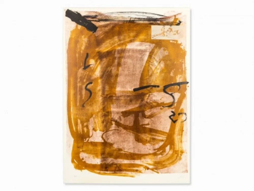 石版画 Tàpies - Apparations