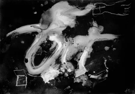 石版画 Tàpies - At