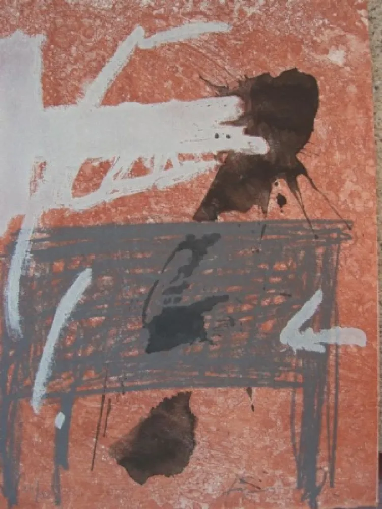 蚀刻版画 Tàpies - BOIS DES CERFS (Libro)