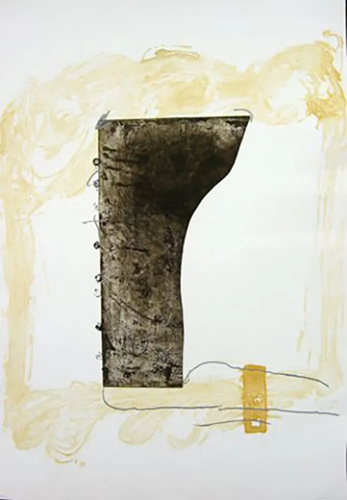 版画 Tàpies - Boutonné