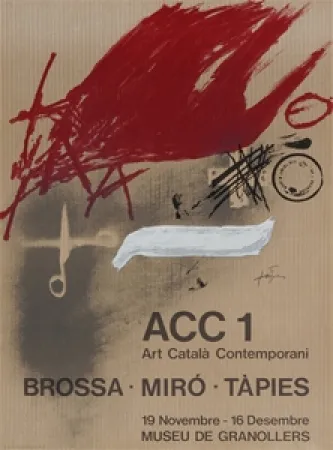 海报 Tàpies - Brossa-Miró Tàpies