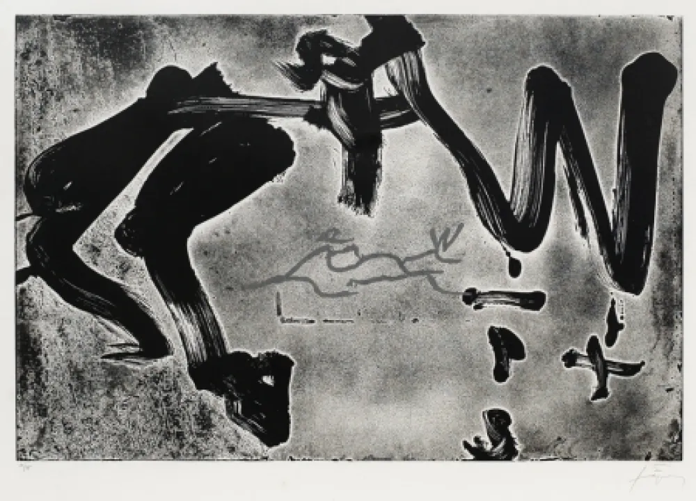 版画 Tàpies - Carrer de Wagner