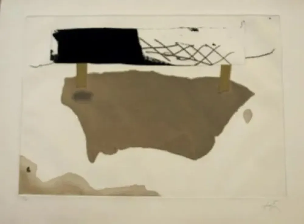 蚀刻版画 Tàpies - Cartró