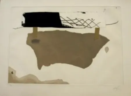 蚀刻版画 Tàpies - Cartró