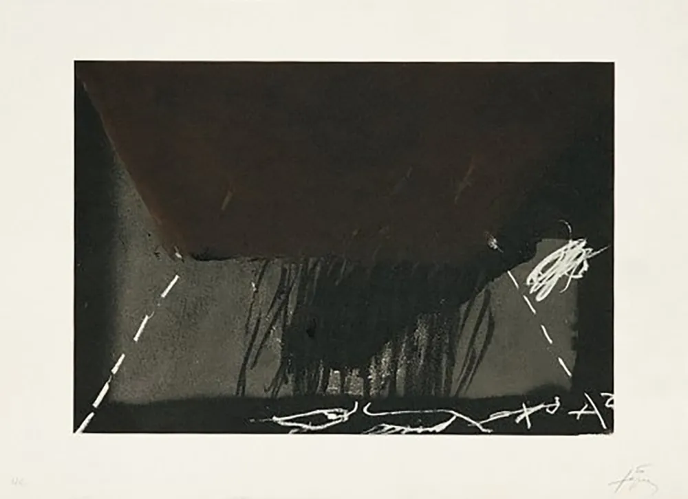 石版画 Tàpies - Clau-12