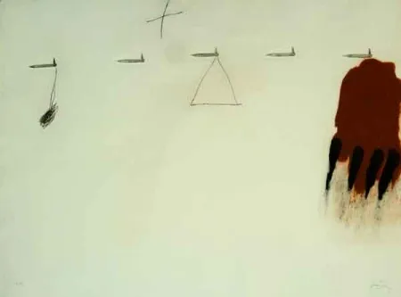 蚀刻版画 Tàpies - CLAUS I DITADES