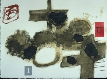 蚀刻版画 Tàpies - Cremades
