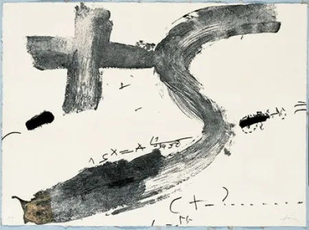 版画 Tàpies - Creu I S