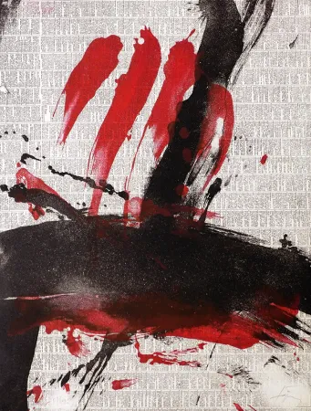 蚀刻版画 Tàpies - Damunt diari