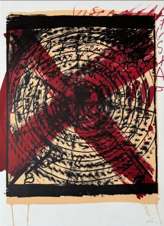 石版画 Tàpies - Diana