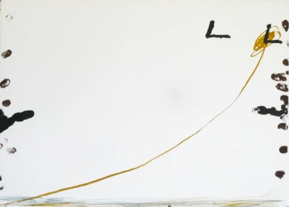 石版画 Tàpies - Dib 1