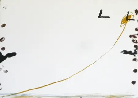 石版画 Tàpies - Dib 1