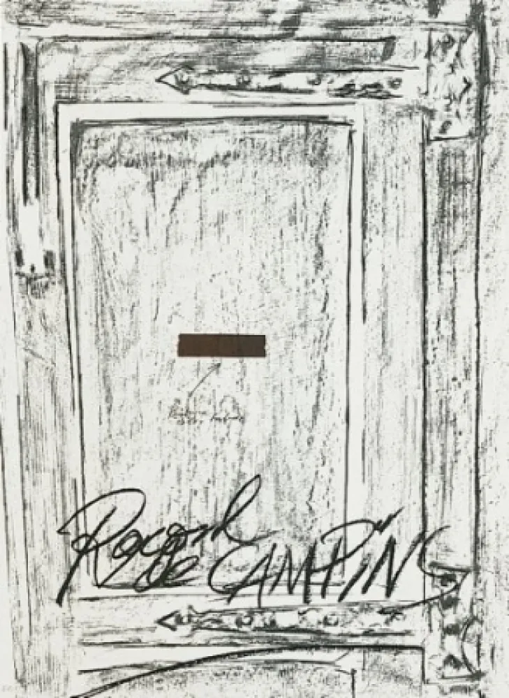 石版画 Tàpies - Dib-4