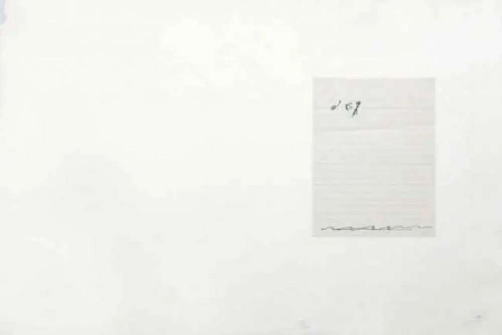 石版画 Tàpies - El Pa  A la Barca