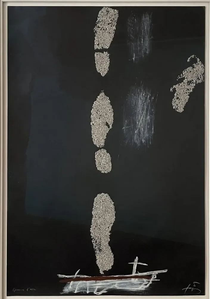 蚀刻版画 Tàpies - Empreintes de pas